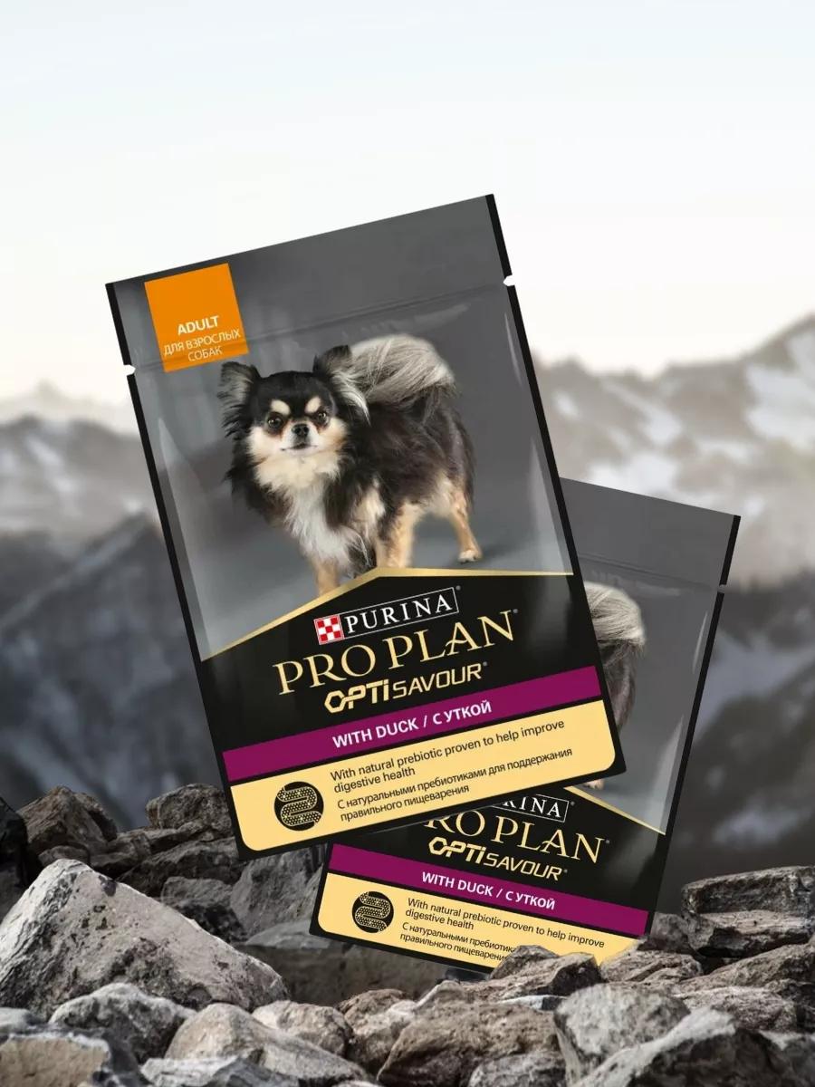 PRO PLAN Влажный корм для собак с уткой 85гр