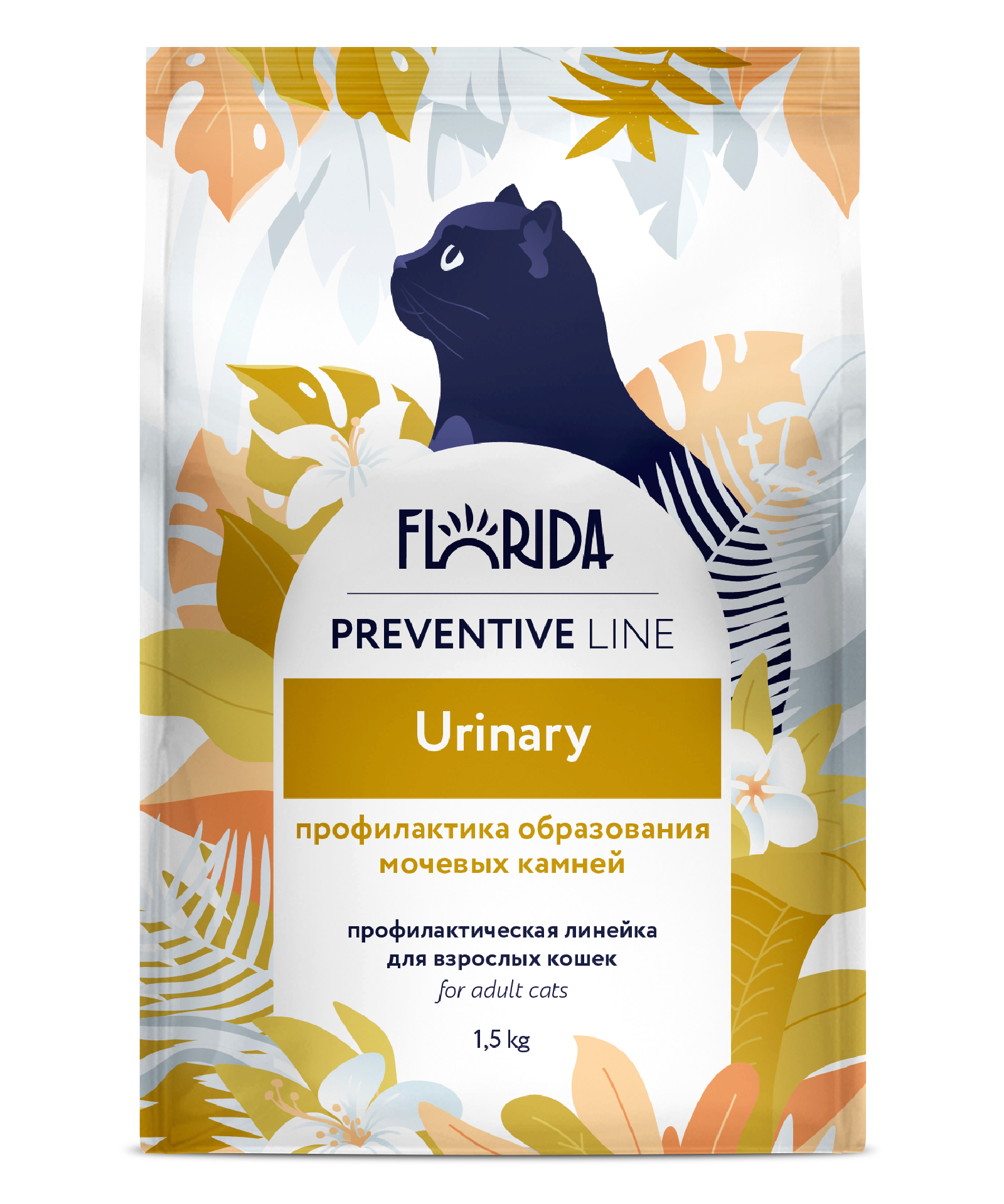 FLORIDA. FLORIDA Urinary Сухой корм для кошек с курицей 1,5кг 4640201670693