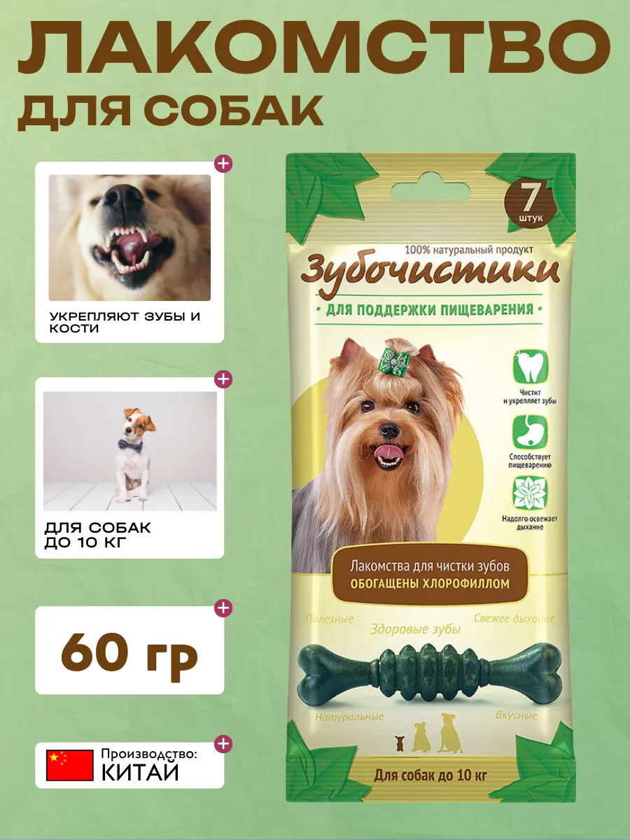 Деревенские лакомства Деревенские Лакомства Лакомство для маленьких собак Зубочистики Мятные 60 гр 6942133303976