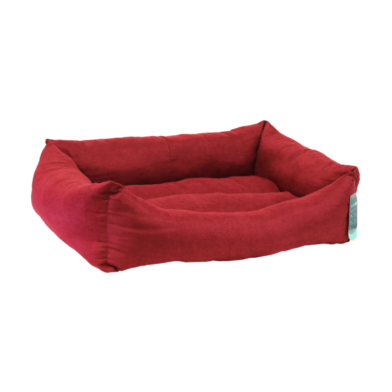 STORYTAILS Лежанка MUSHU прямоугольная  Красный рубин M 70 x 60 x 23 см