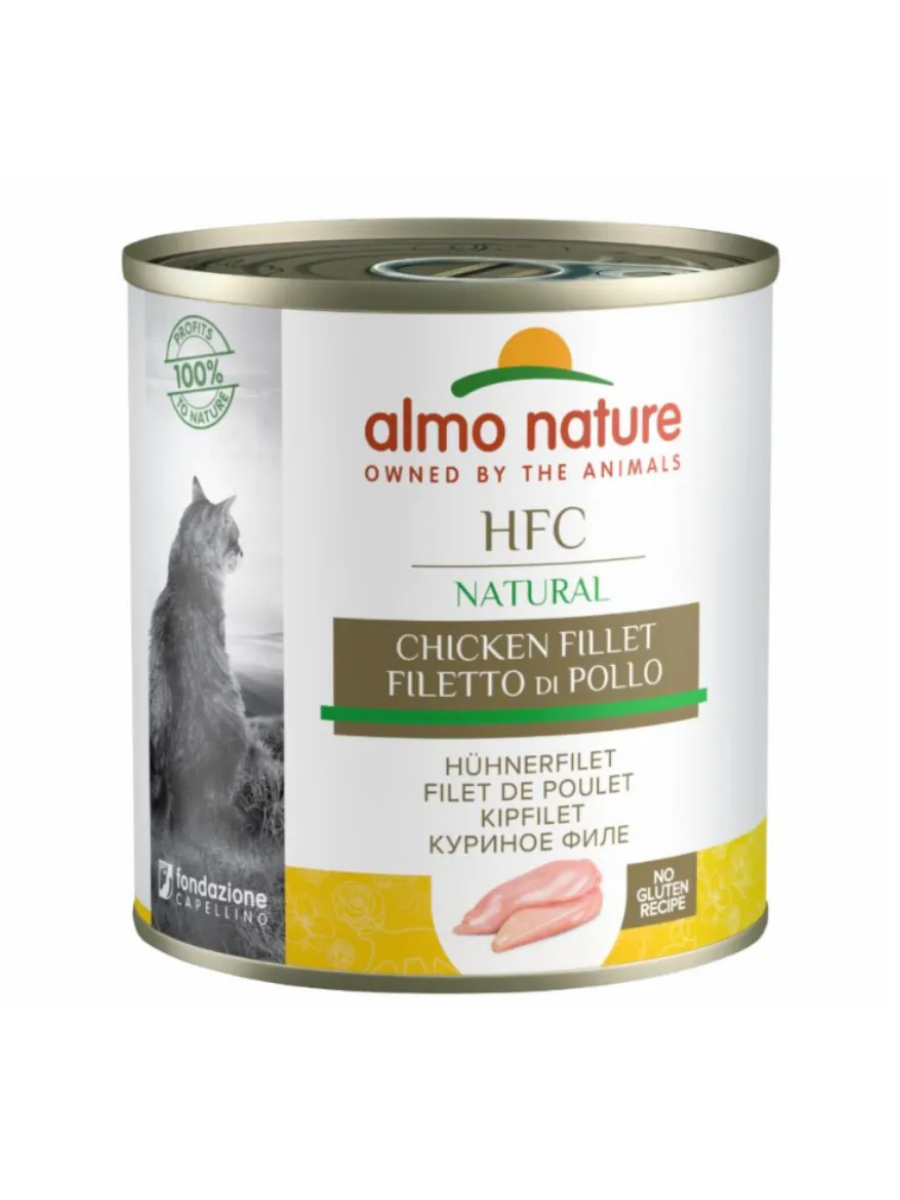 Almo Nature Влажный корм для кошек, с куриным филе, 1 шт - 280гр