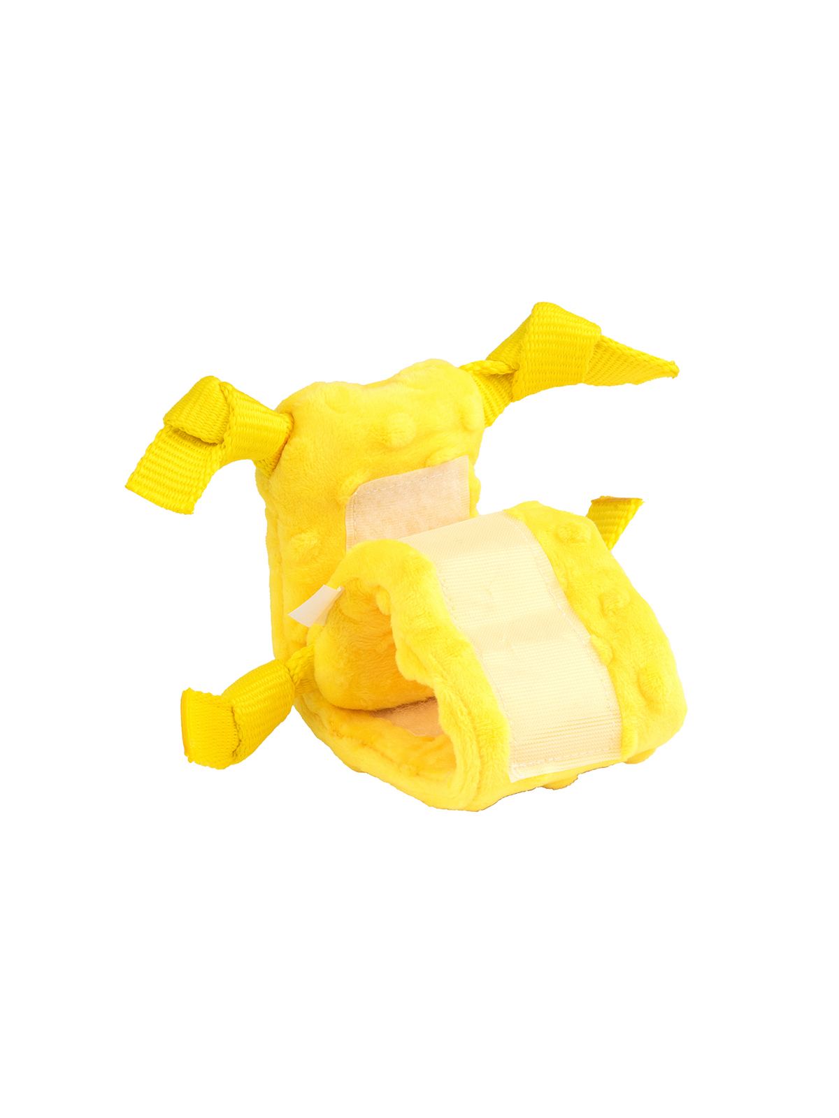 Playology сенсорная плюшевая улитка PUPPY SENSORY SNAIL для щенков мелких и средних пород 8-16 недель с ароматом курицы, цвет желтый