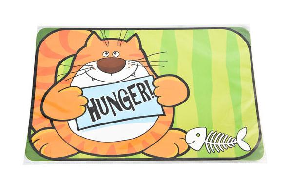 HOMEPET Most hungry cat 28 см х 43 см коврик под миску