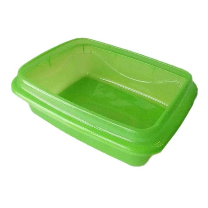 Лоток для кошек (с бортом, без сетки)  "Dogman Дюплекс" (Догман) средний 34*44*15 см