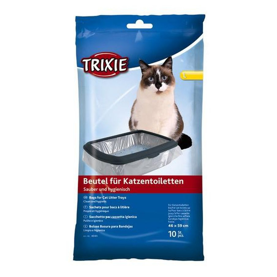 Trixie L Пакеты уборочные для кошачьих туалетов 46 см x 59 см х 10 шт