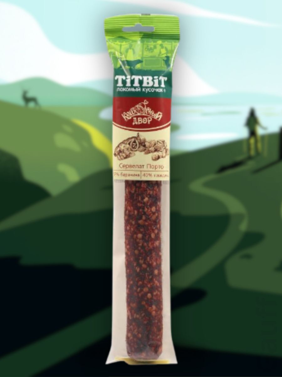 TiTBiT Лакомство Сервелат Порто Колбасный двор 270 гр 4690538022191