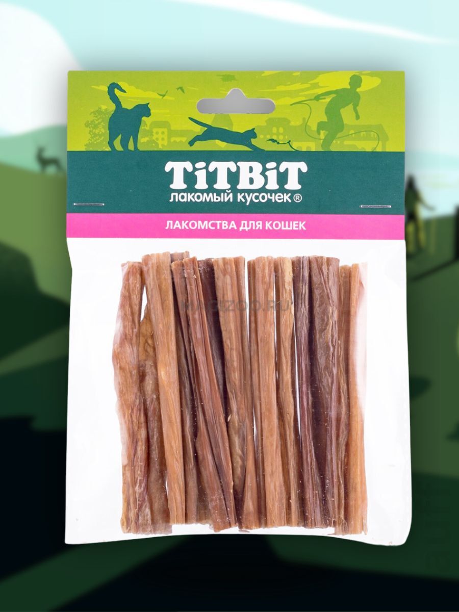 TiTBiT Лакомство Кишки говяжьи для кошек 32 гр 4690538005200