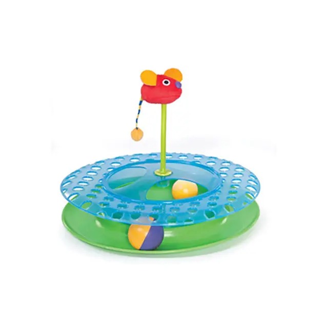 Petstages Игрушка для кошек, трек 2 мячика II,  32004