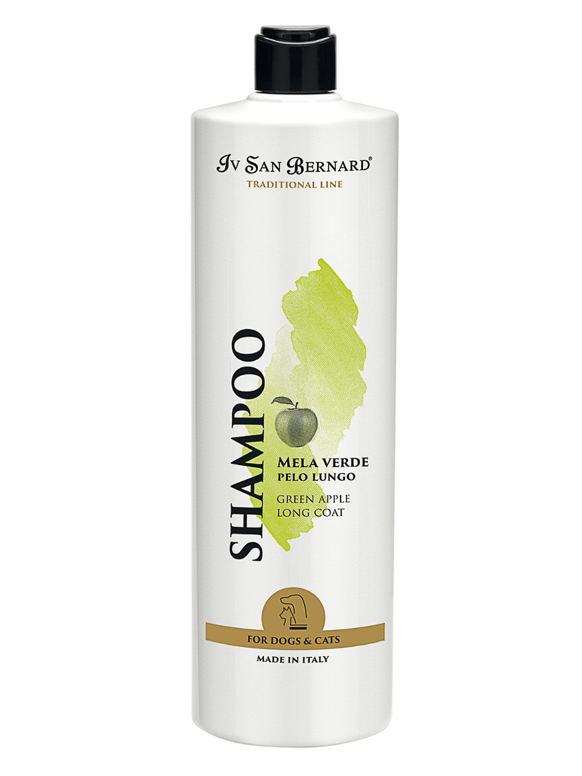 Iv San Bernard ISB  Traditional Green Apple Шампунь для длинной шерсти 1 л 8022767038289