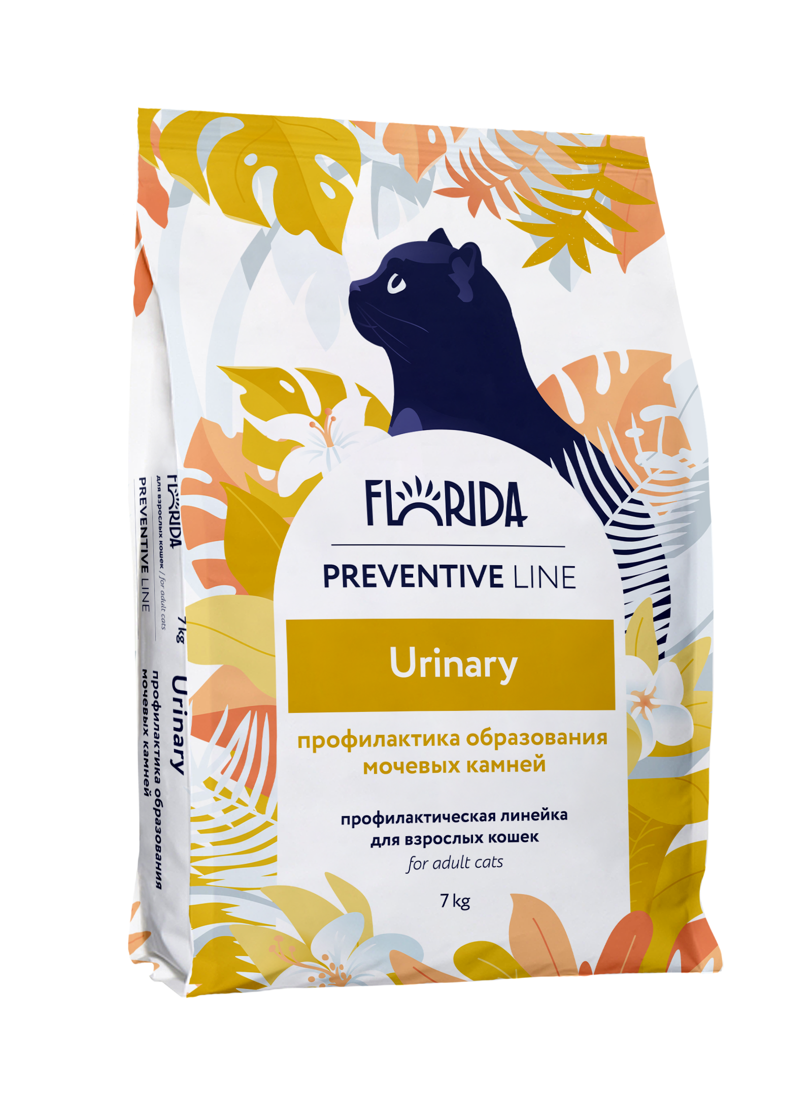 FLORIDA Urinary Сухой корм для кошек с курицей 7 кг