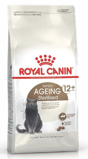 ROYAL CANIN Ageing 12+корм для стерилизованных стареющих кошек 2 кг 4627109380183