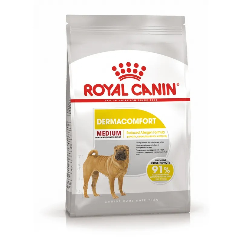 ROYAL CANIN Корм для средних собак при раздражениях и зуде кожи 3 кг 4627150231748