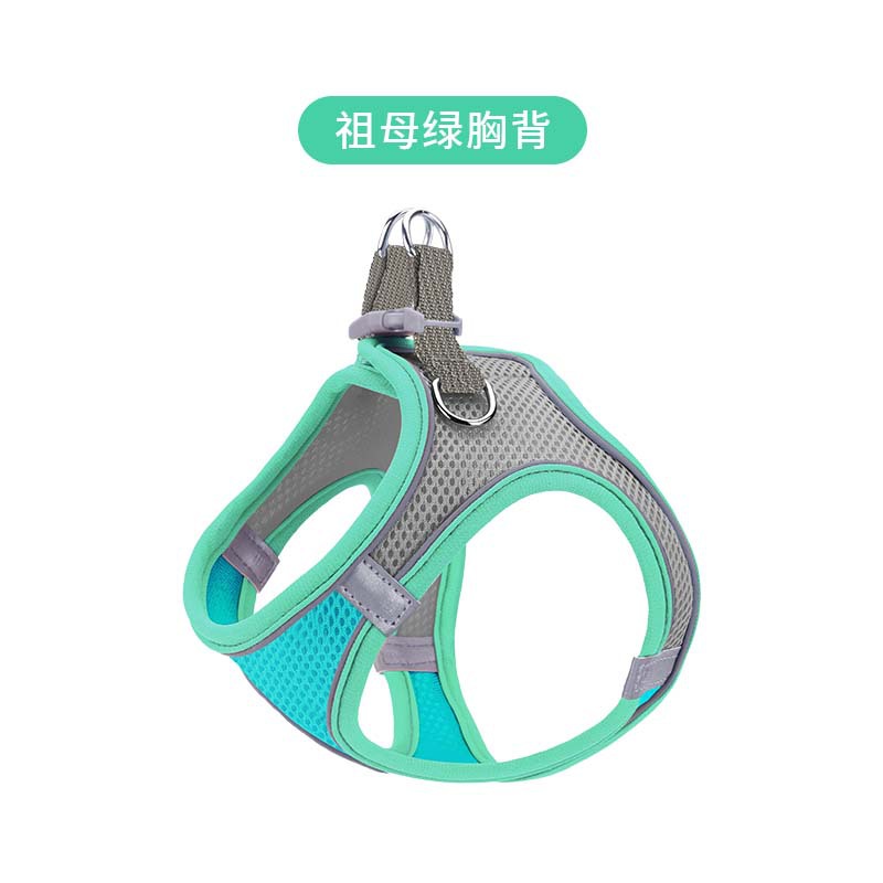 Шлейка для животных "Gauff" серо-голубая (S)