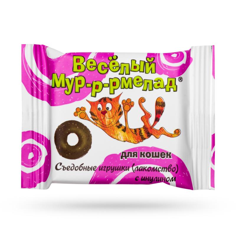 Веселый Мурмелад Мармеладки  для кошек с инулином  6г