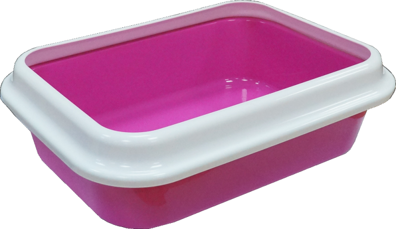 Туалет для кошек Leader с рамкой 46*34,5*14см