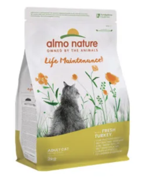 Almo Nature Сухой корм для кошек с индейкой и коричневым рисом 0,4 кг