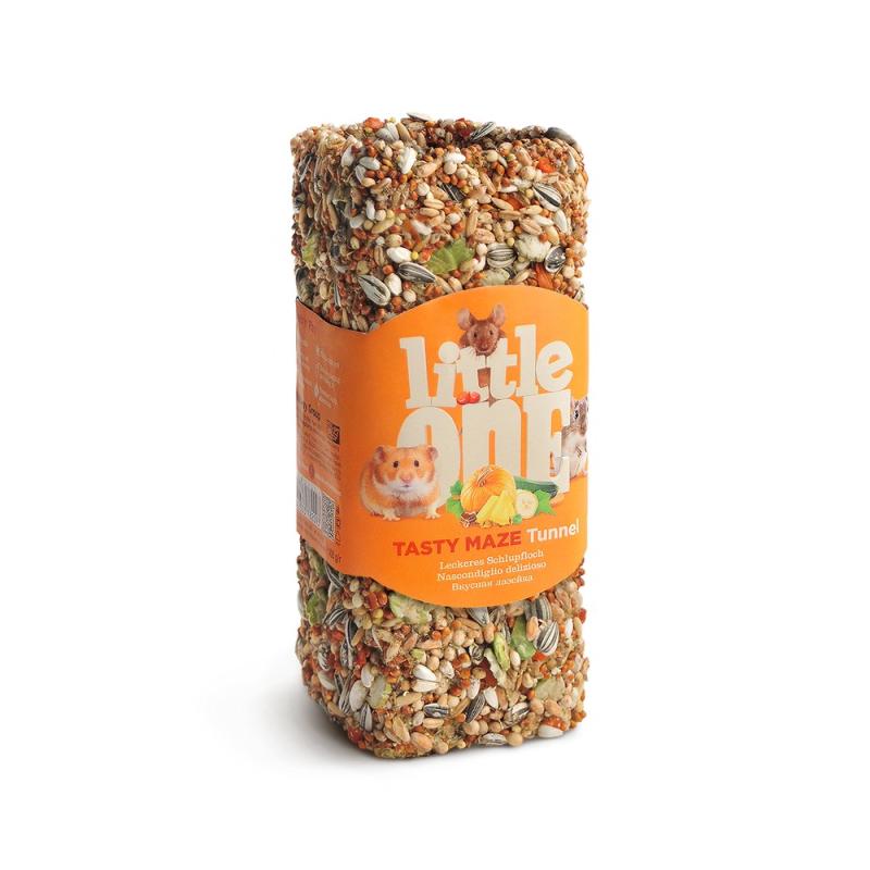 LITTLE ONE Лакомство-игрушка для всех грызунов "Little One Вкусная лазейка" (Литтл Ван) Туннель малый 100 г