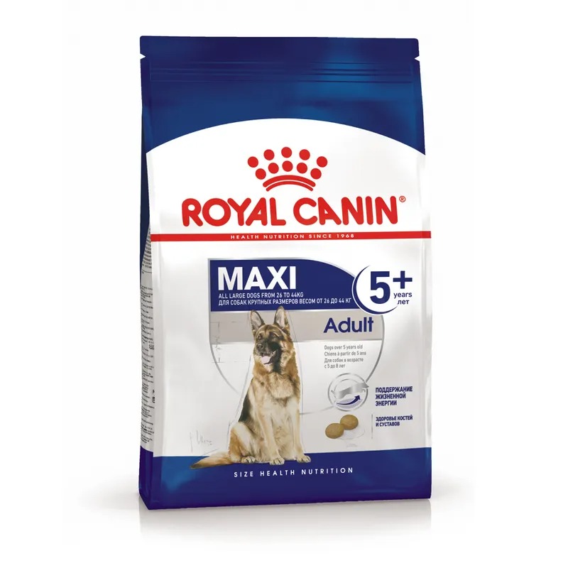 Royal Canin Maxi Adult 5+ Сухой корм для собак крупных пород старше 5 лет 15кг