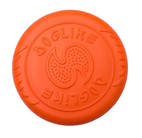 Игрушка для собак всех пород "DogLike" (Доглайк) тарелка летающая большая, 250х23 мм