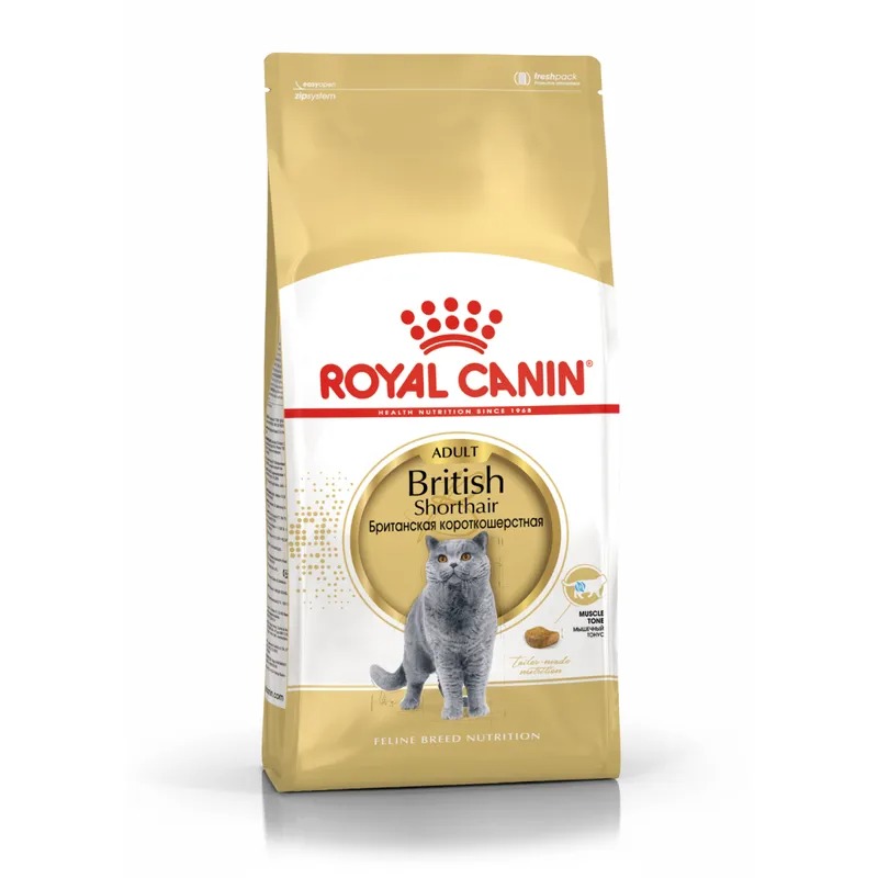 ROYAL CANIN British Adult корм для Британских кошек 4 кг 4627109382507