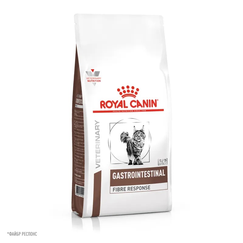 ROYAL CANIN Gastrointestinal Fibre Сухой корм для кошек при запорах 2 кг 4627109385546