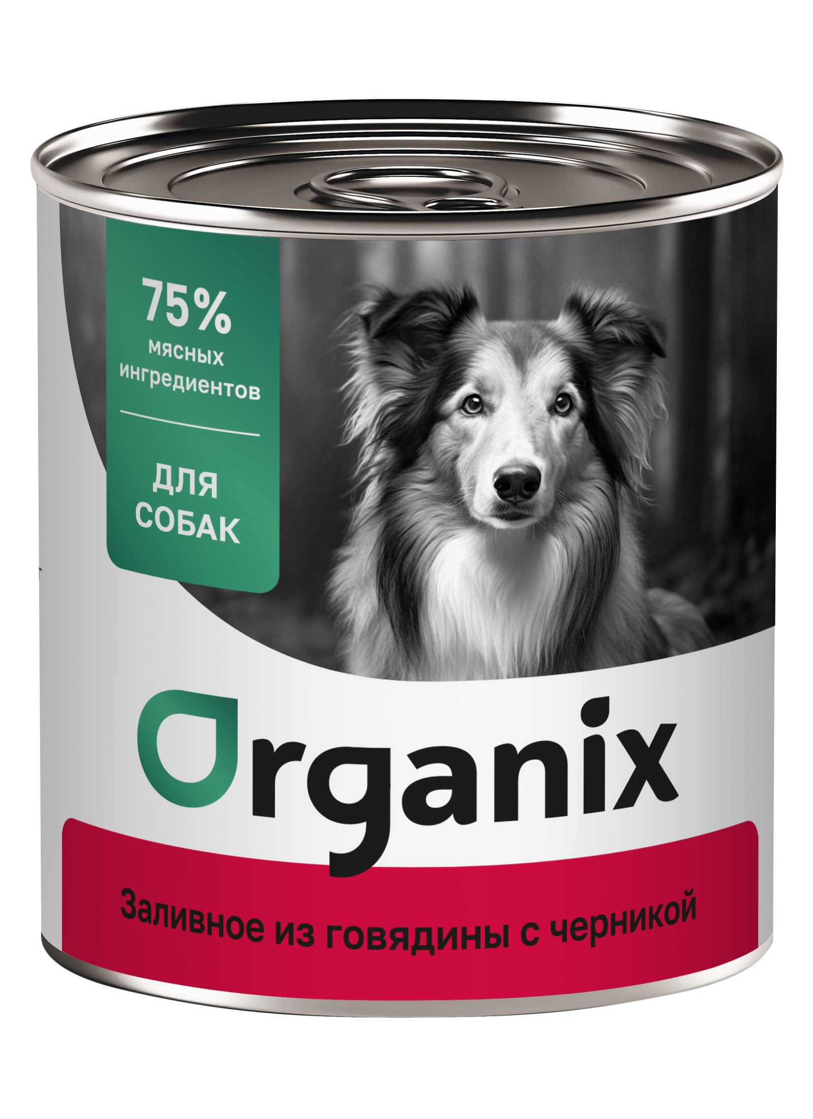 Organix Консервы для собак заливное из говядины 1шт-750гр 4640201676251 4609397282479