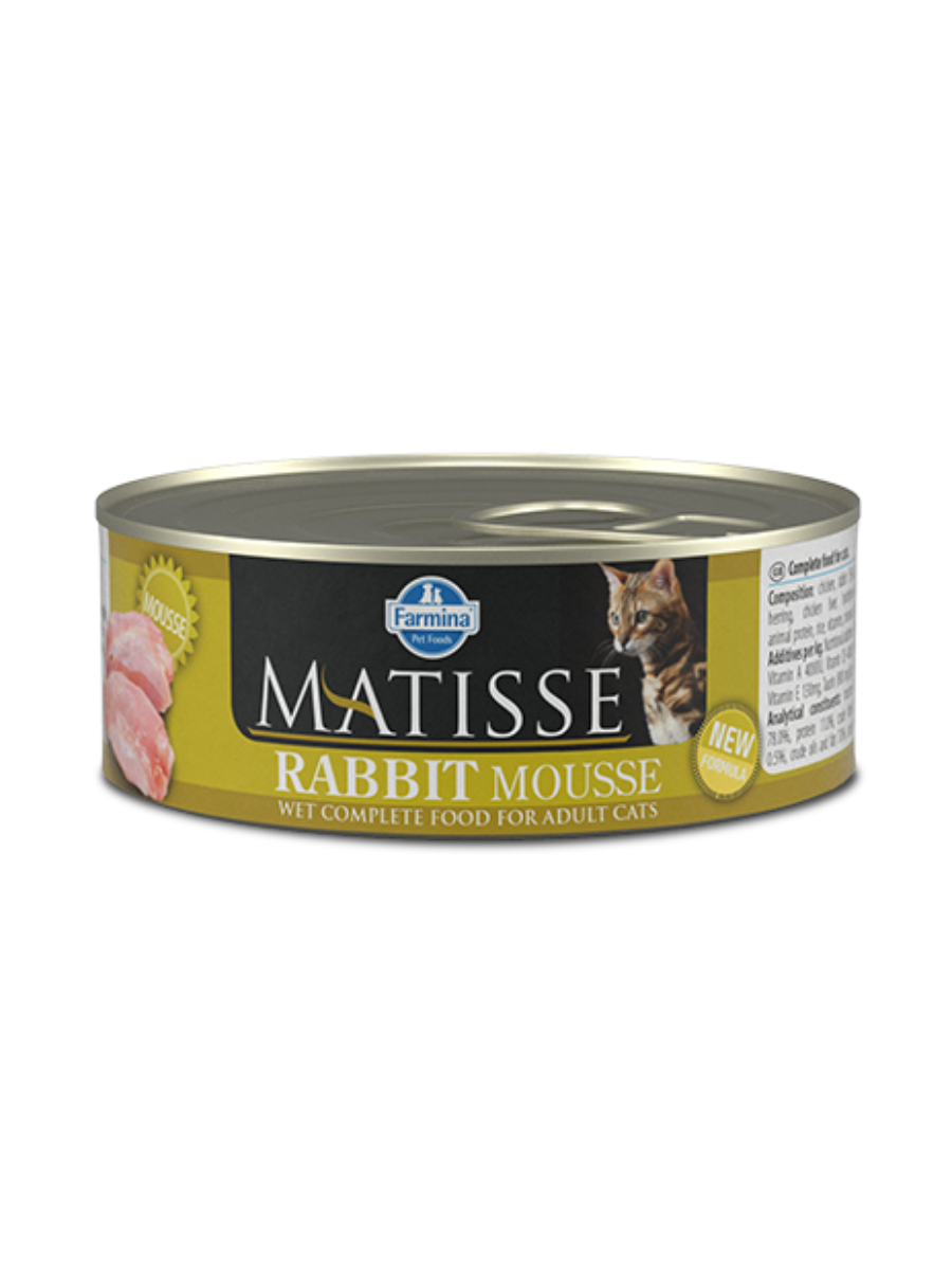 FARMINA Мусс для кошек Matisse, с кроликом, 85 гр