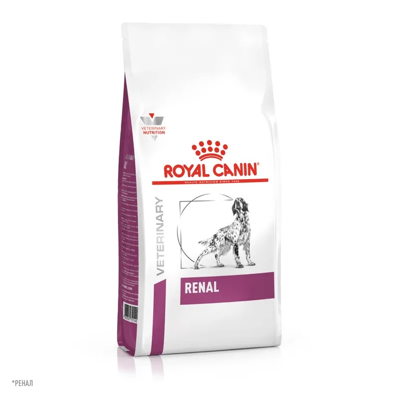 ROYAL CANIN Renal корм для собак для почек 2 кг 4627109385331