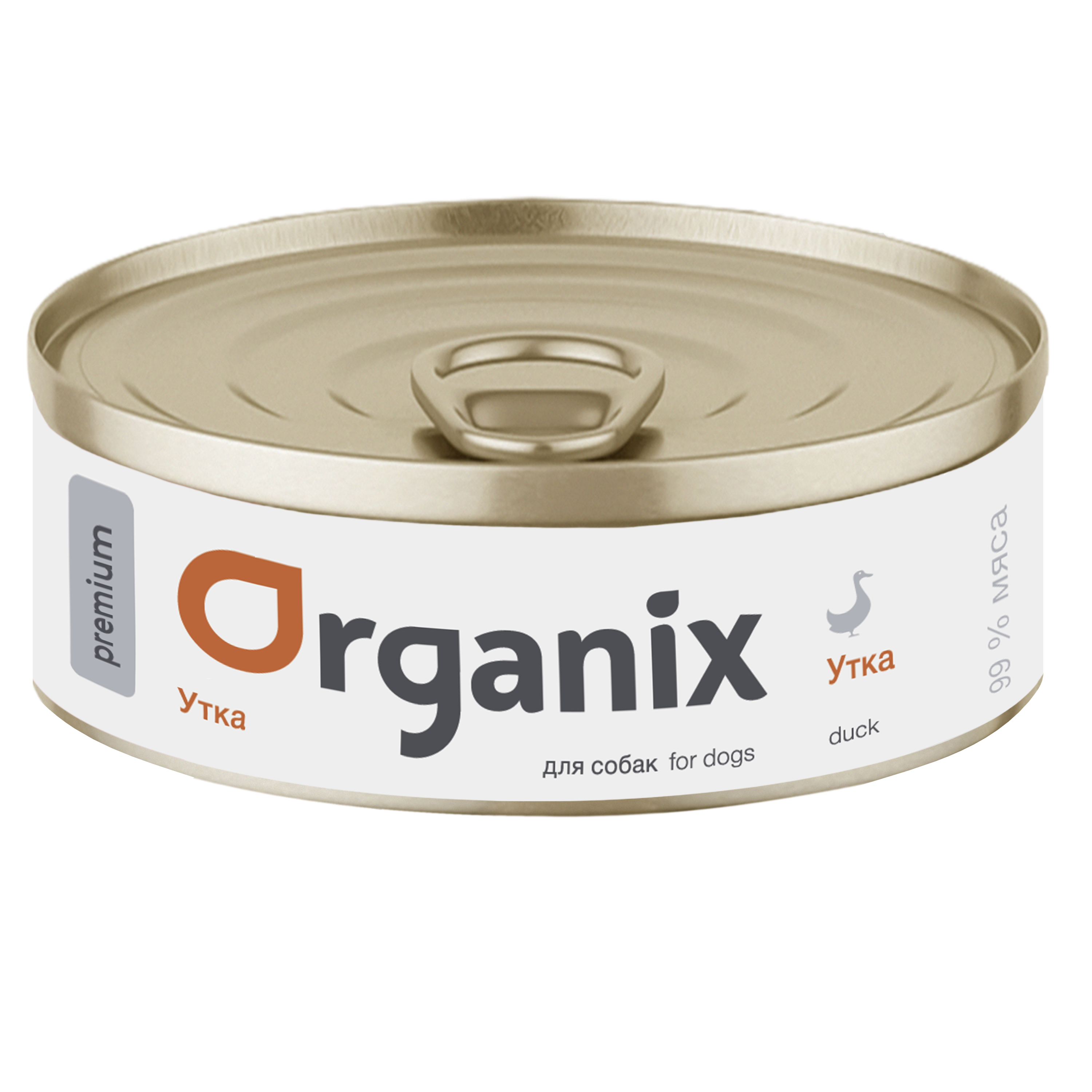 Organix Влажный корм для собак с уткой 1шт-100г 4640201675582 4606639756033