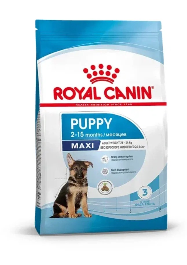 ROYAL CANIN Maxi Puppy сухой корм для щенков крупных пород 15кг 4627109387779