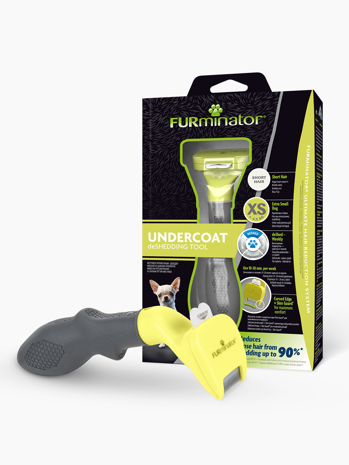 Фурминатор FURminator XS для миниатюрных собак с короткой шерстью