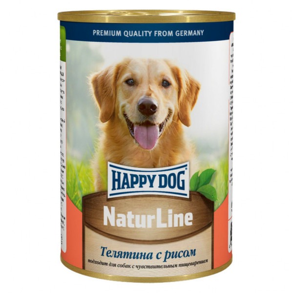 Happy Dog Телятина с рисом - 0,41 кг