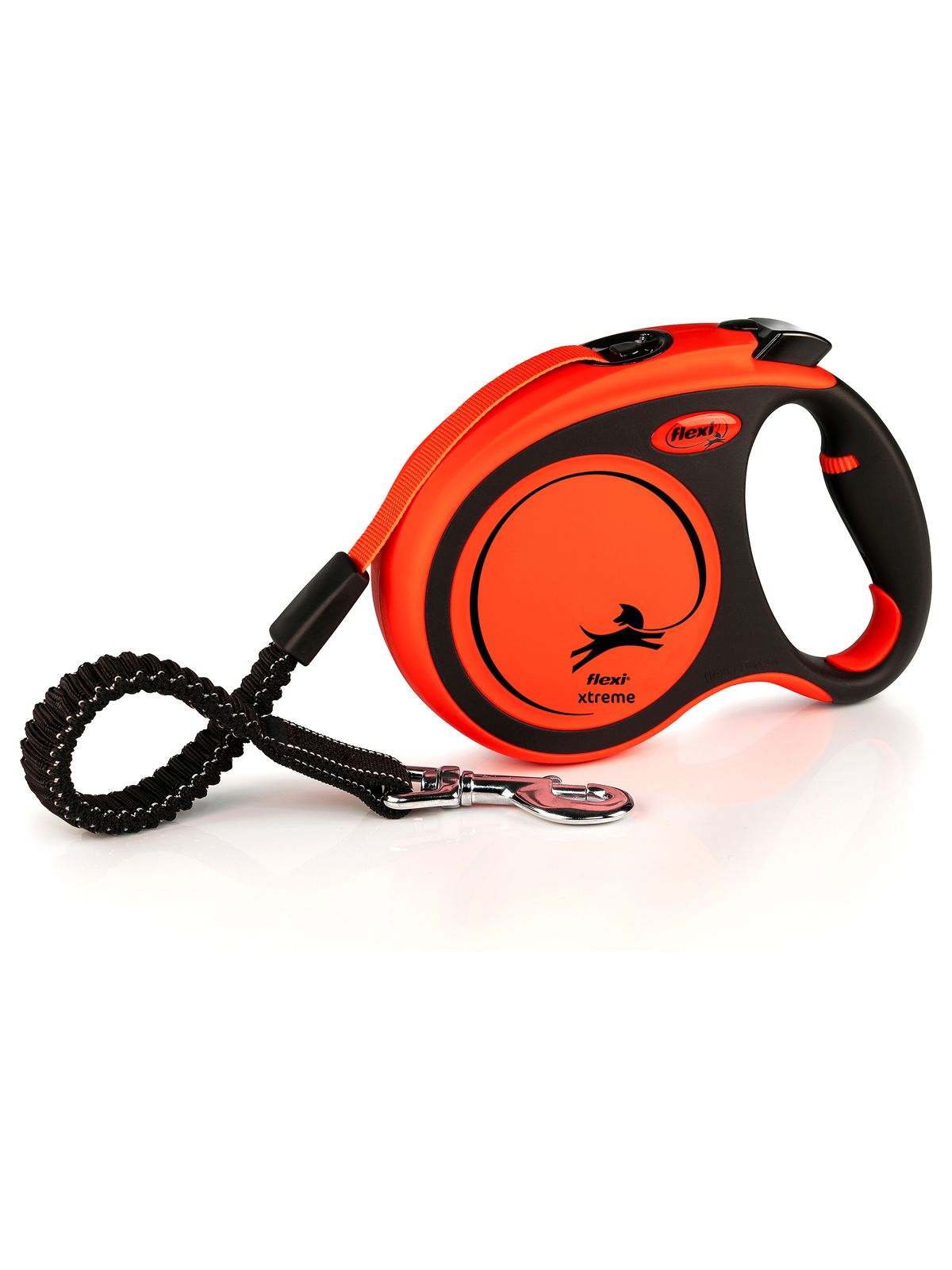 Flexi flexi рулетка Xtreme L (до 65 кг) 5 м лента оранжевая