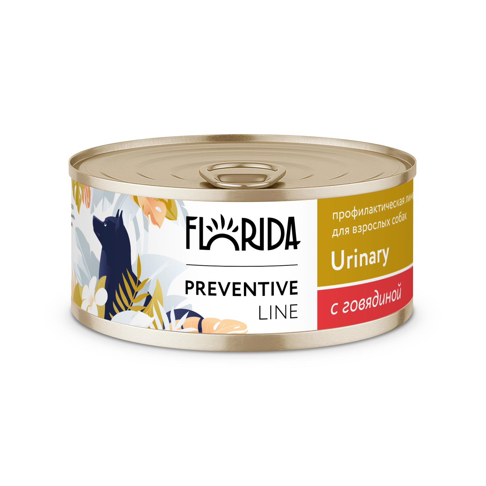 Florida Влажный корм для собак с говядиной 1шт-100г 4602539651348