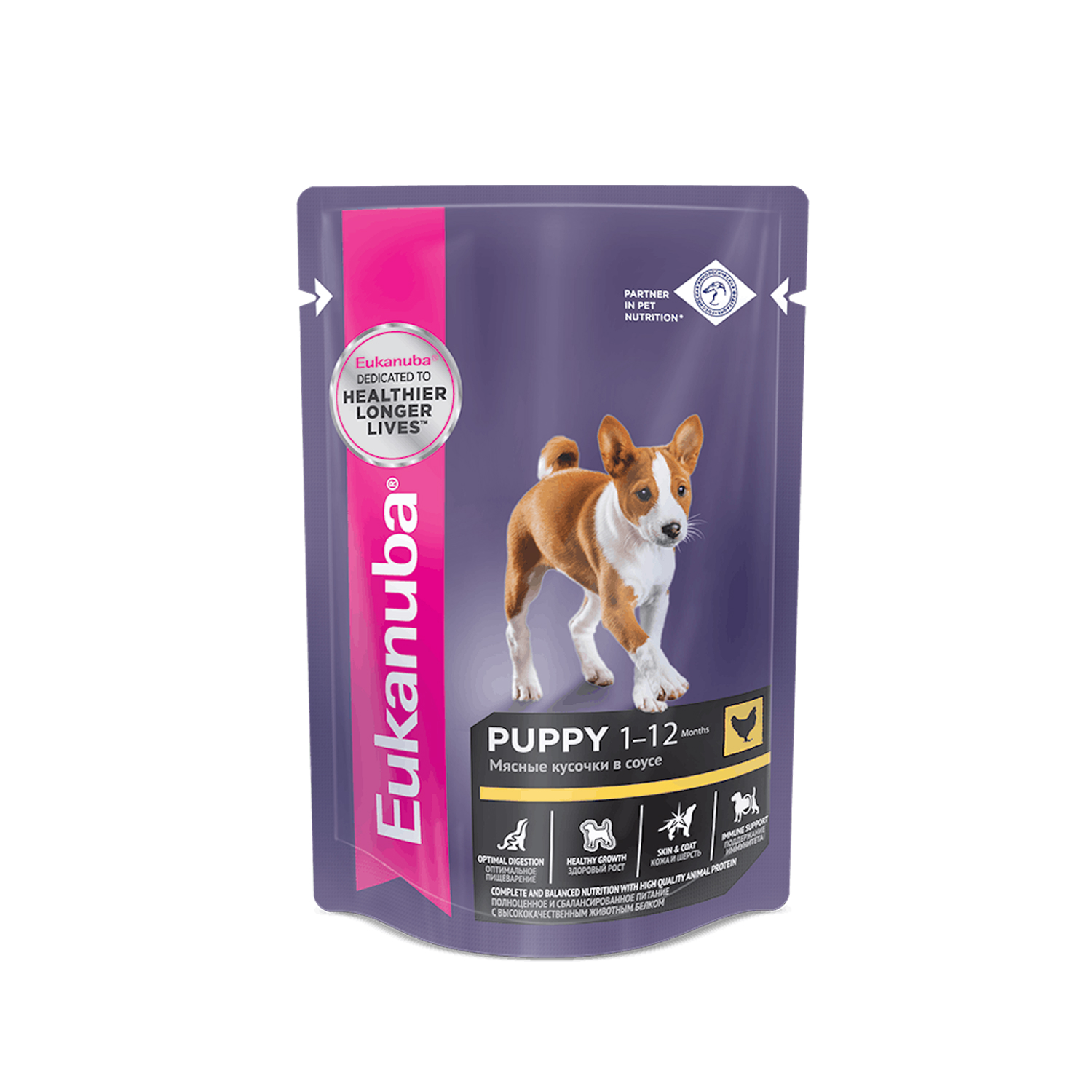 Eukanuba Влажный корм для щенков с курицей 85гр