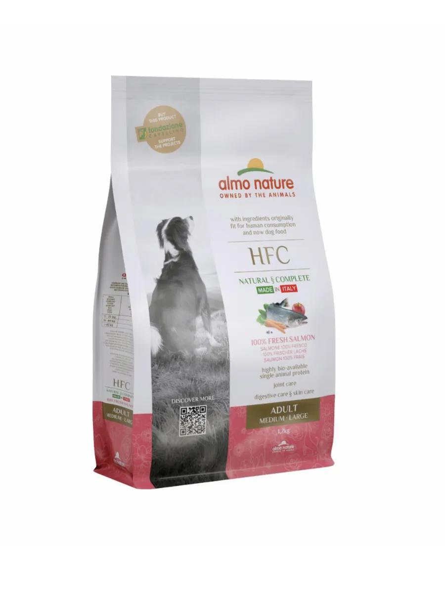 Сухой корм для средних и крупных собак с Лососем 1,2 кг