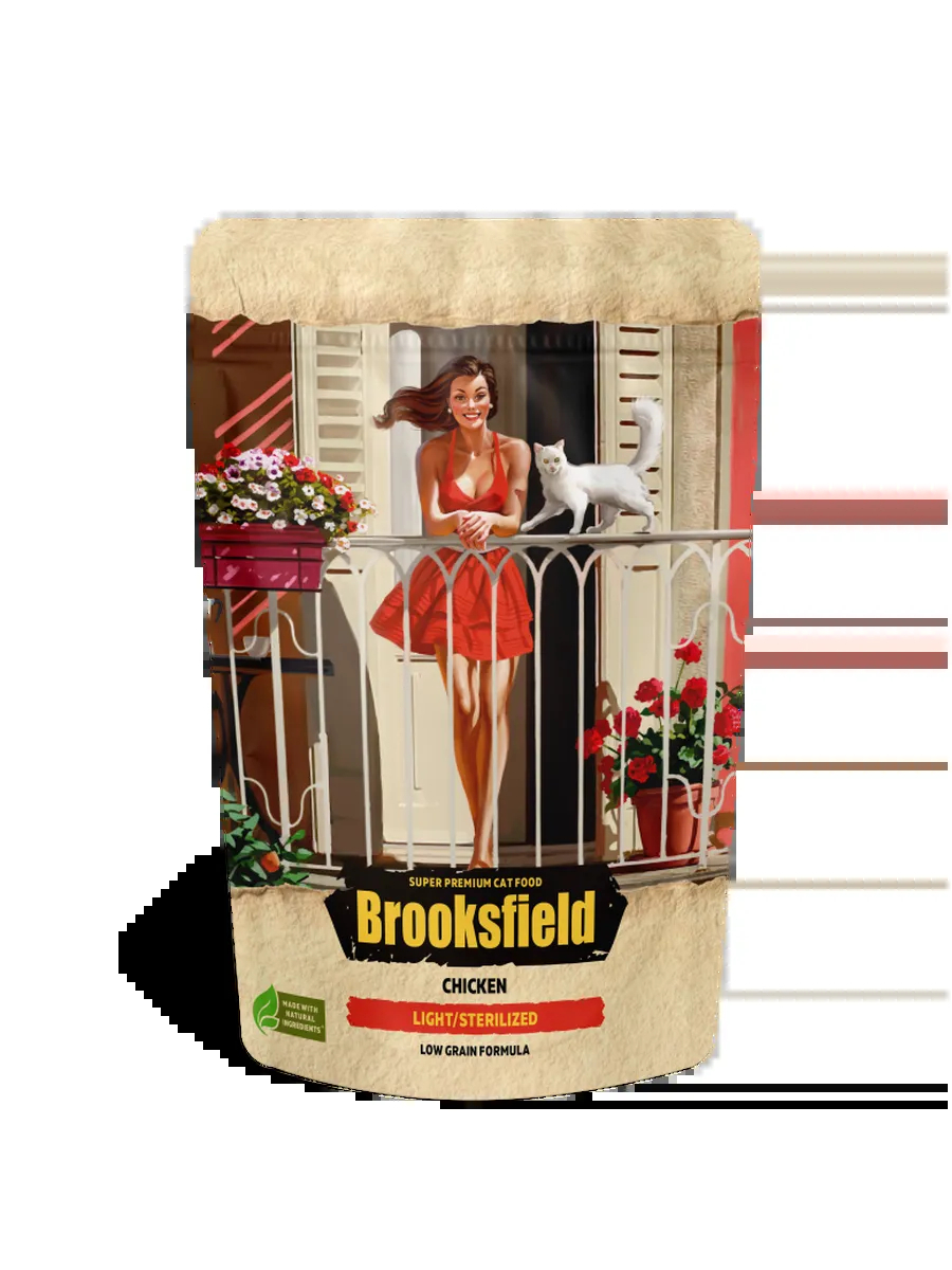 BROOKSFIELD Корм для стерилизованных кошек с лишним весом с курицей 400г