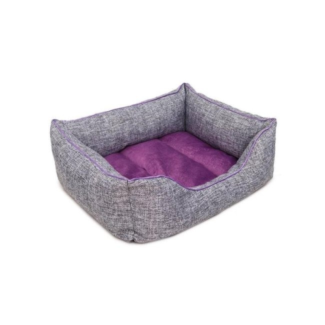 Лежанка ЛОФТ пухлик №3 56*47*20 ЛФ-3 ФИОЛЕТОВЫЙ Rich Breed (PerseiLine)