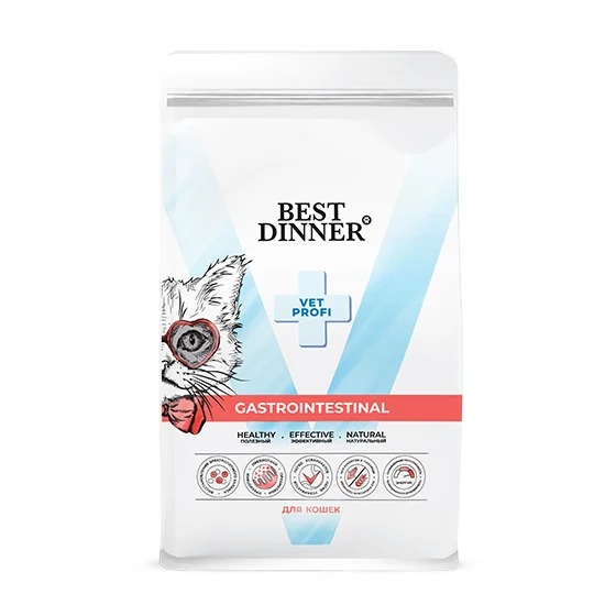 Бест Dinner Vet Profi Gastrointestinal (сухой корм д/кош) - 1,5 кг