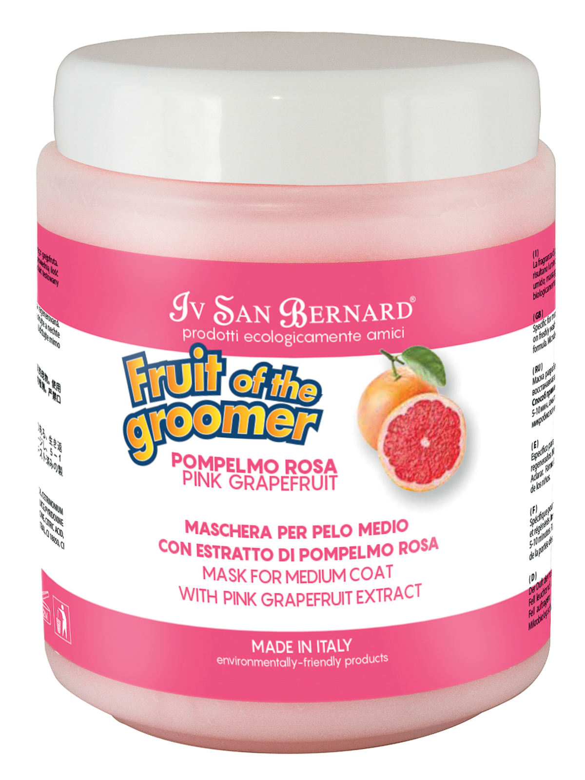 ISB  Grapefruit маска для шерсти средней длины 1 л 8022767041326