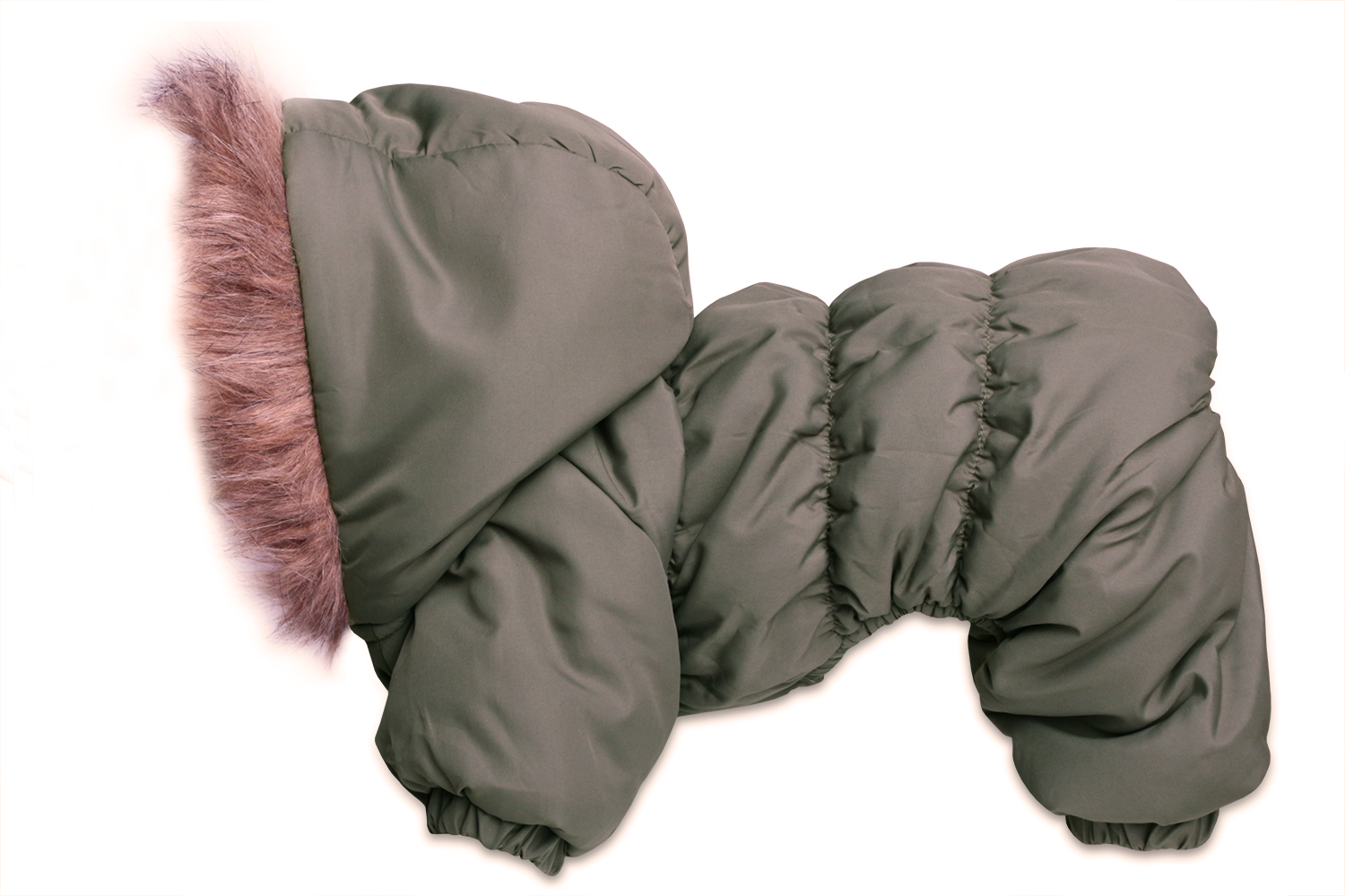 Lion, Комбинезон для собак с мехом Winter, унисекс, размер L, коричневый