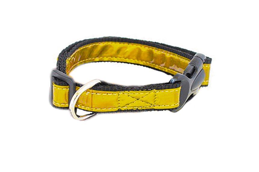 Дарэлл 011420черн Ошейник синтетический ECO-LUMI светоотражающий 20мм*32-41см