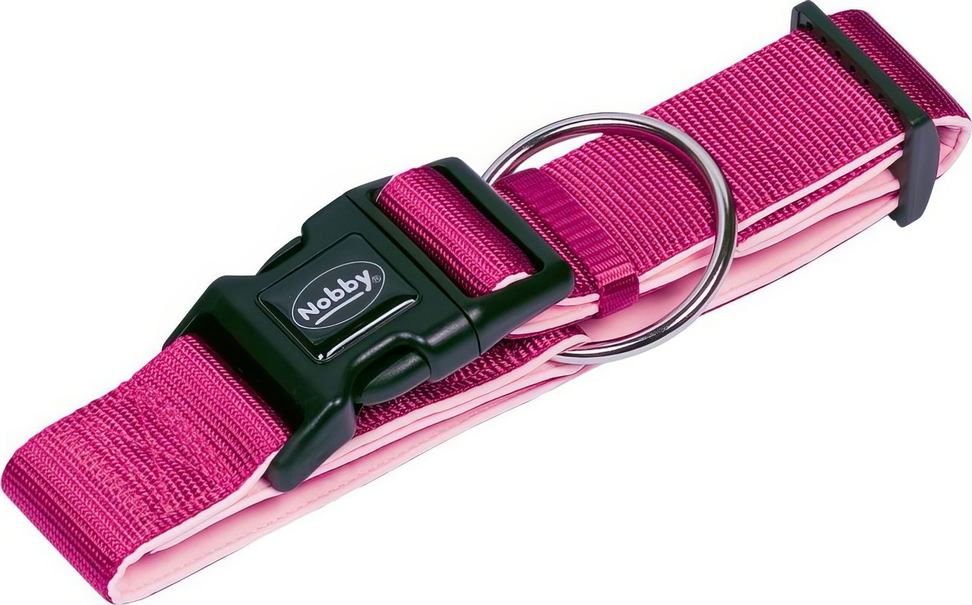 NOBBY CLASSIC PRENO EXTRA Ошейник для собак нейлоновый, малиновый, длина 32-45см / ширина 38-40мм