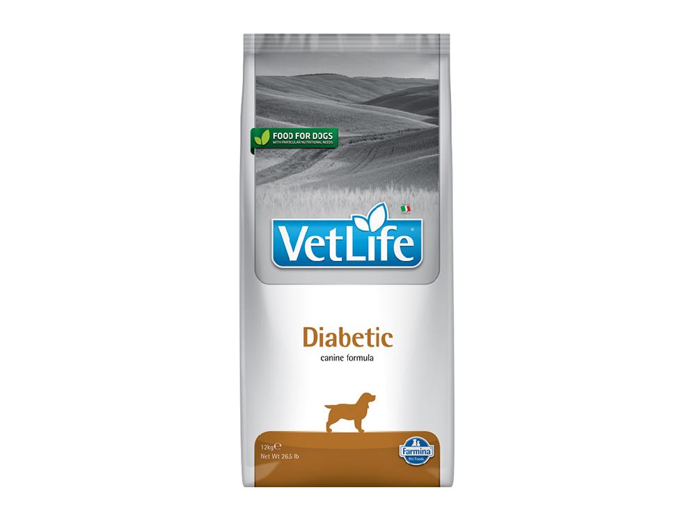 Сухой корм для собак Farmina Vet life Diabetic, при сахарном диабете, лечебный, ветеринарная диета, 12 кг