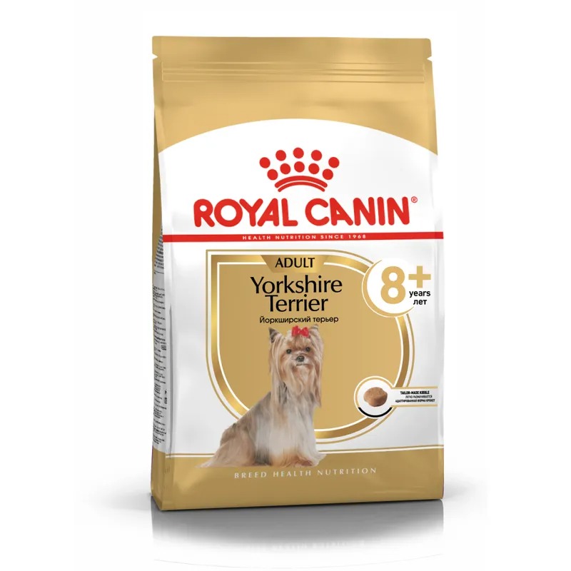 ROYAL CANIN Yorkshire Terrier 8+ Сухой корм для стареющих Йорков 500 гр 4627166861502