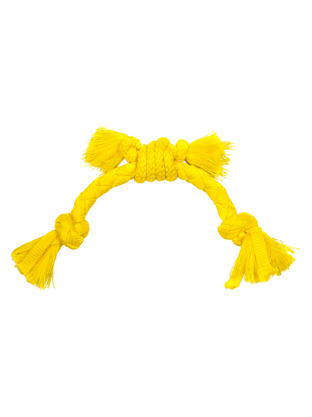 Playology сенсорный канат PUPPY SENSORY ROPE для щенков мелких и средних пород 8-16 недель с ароматом курицы, цвет желтый