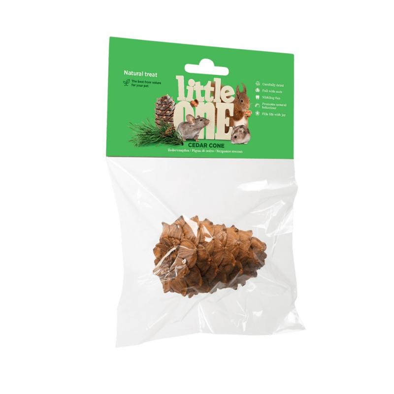 LITTLE ONE Кедровая шишка Little One, игрушка-лакомство для грызунов, 1 шт.