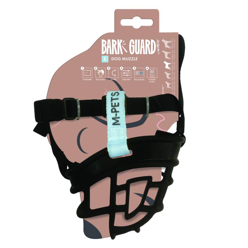 Намордник "M-Pets" ТПЭ термопластичный эластомер L, 19 x 14 x 9 см, дл 14 см, окр. 37.5 см