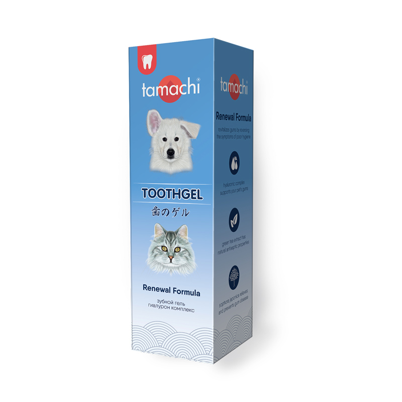 Tamachi Зубной гель для кошек и собак, 100 мл 4607092079837