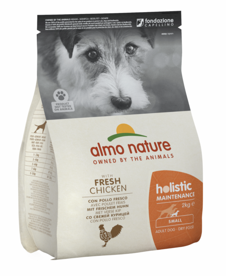 ALMO NATURE Almo Nature Сухой корм для собак малых пород с курицей и рисом 2кг